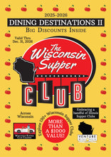 Load image into Gallery viewer, 2025-2026 Wisconsin Supper Club Dining Destinations Guide, Version II