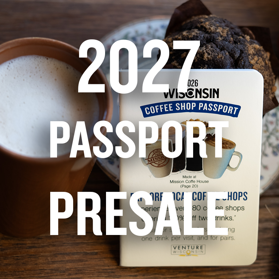 PRESALE 2027 Coffee Shop Passport – Venture WI