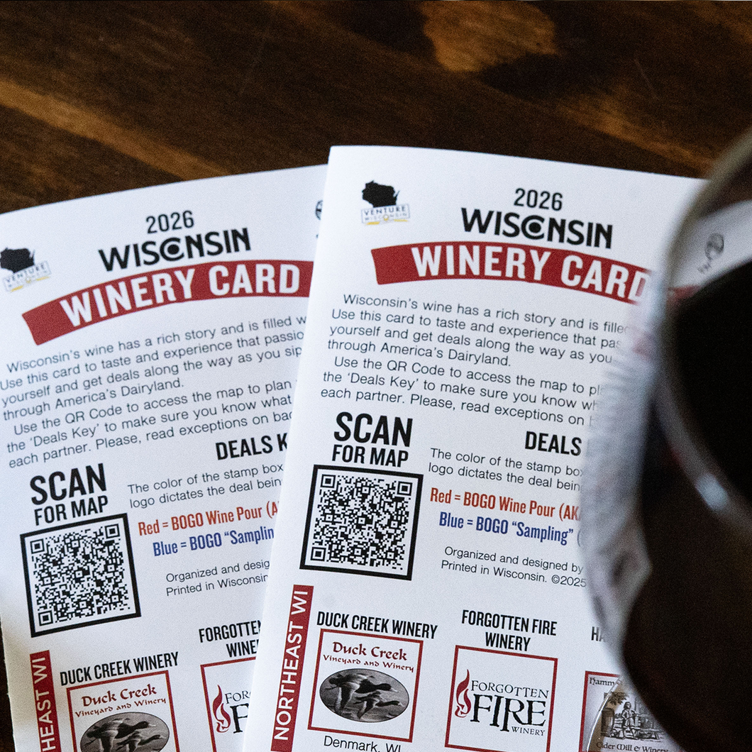 2026 Wisconsin Winery Card