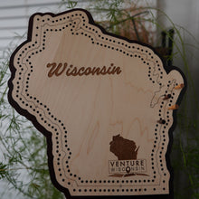 Load image into Gallery viewer, Wisconsin Cribbage Board
